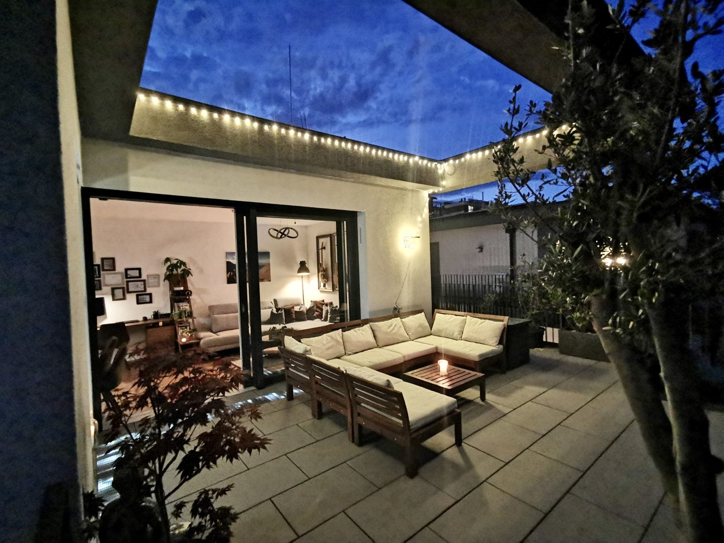 Terrasse Abend