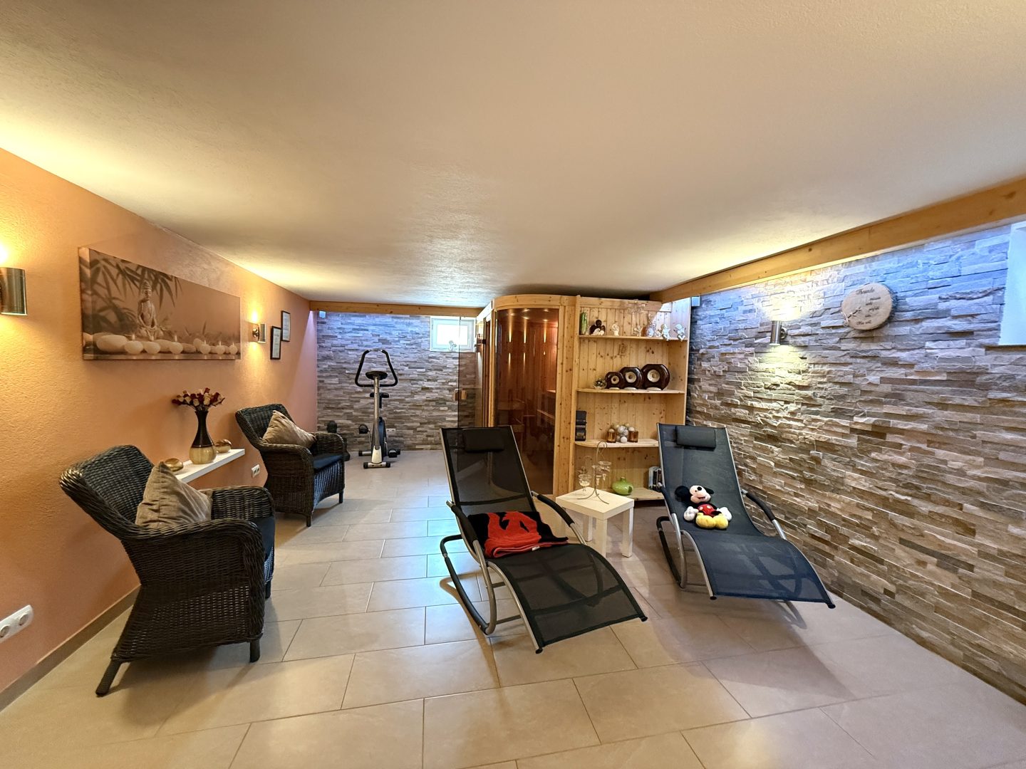 Sauna Ruheraum