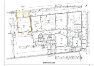 Planunterlagen Erdgeschoß