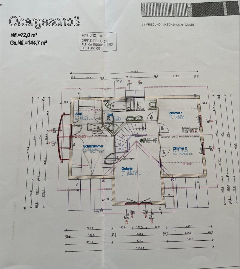 Grundriss OG