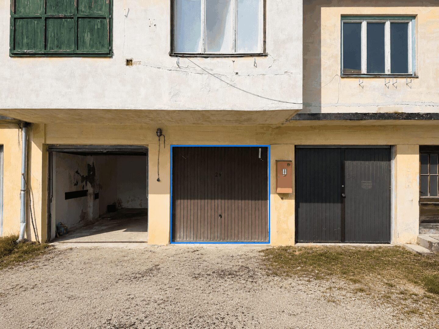 Garage außen