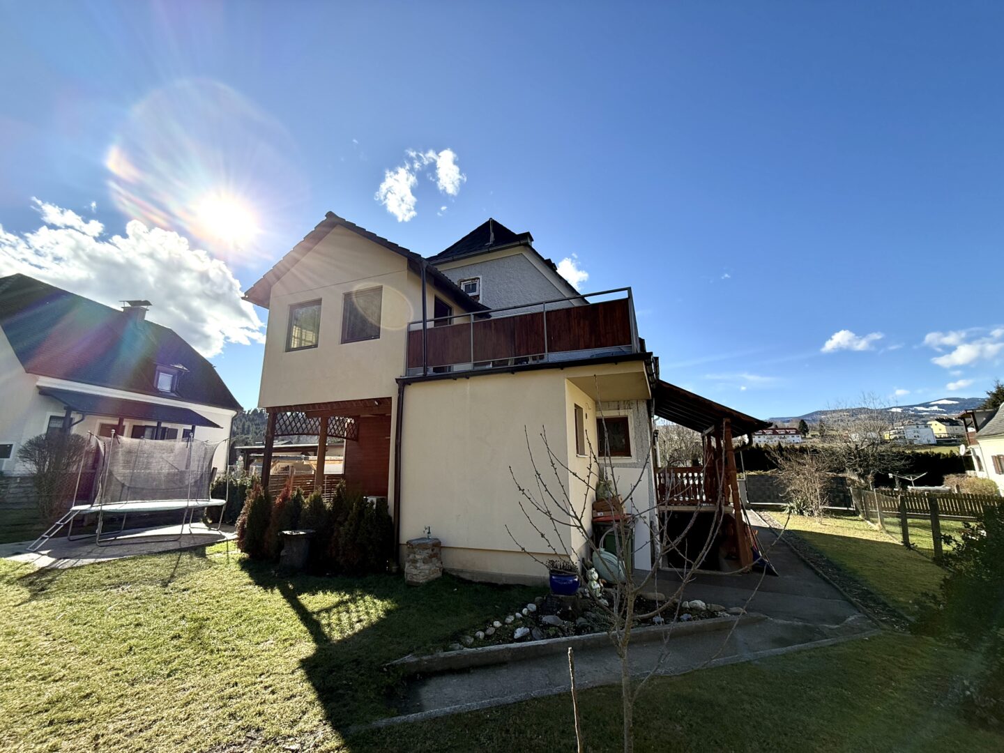 Hausansicht Gartenseite