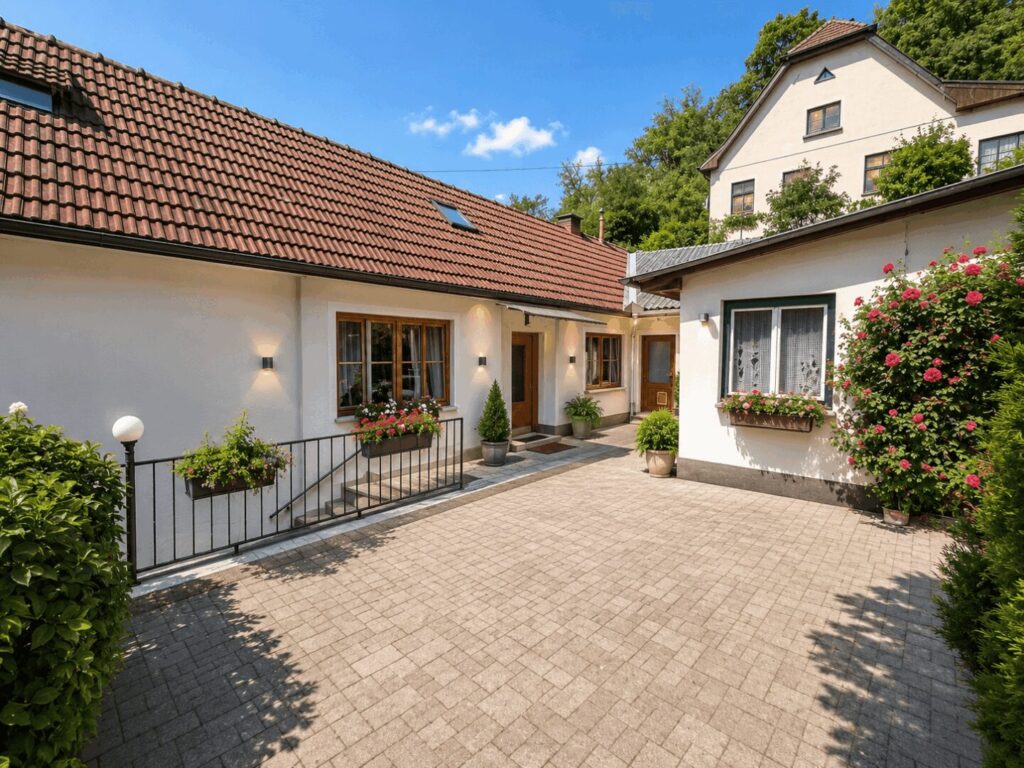 Terrasse künstlich bearbeitet