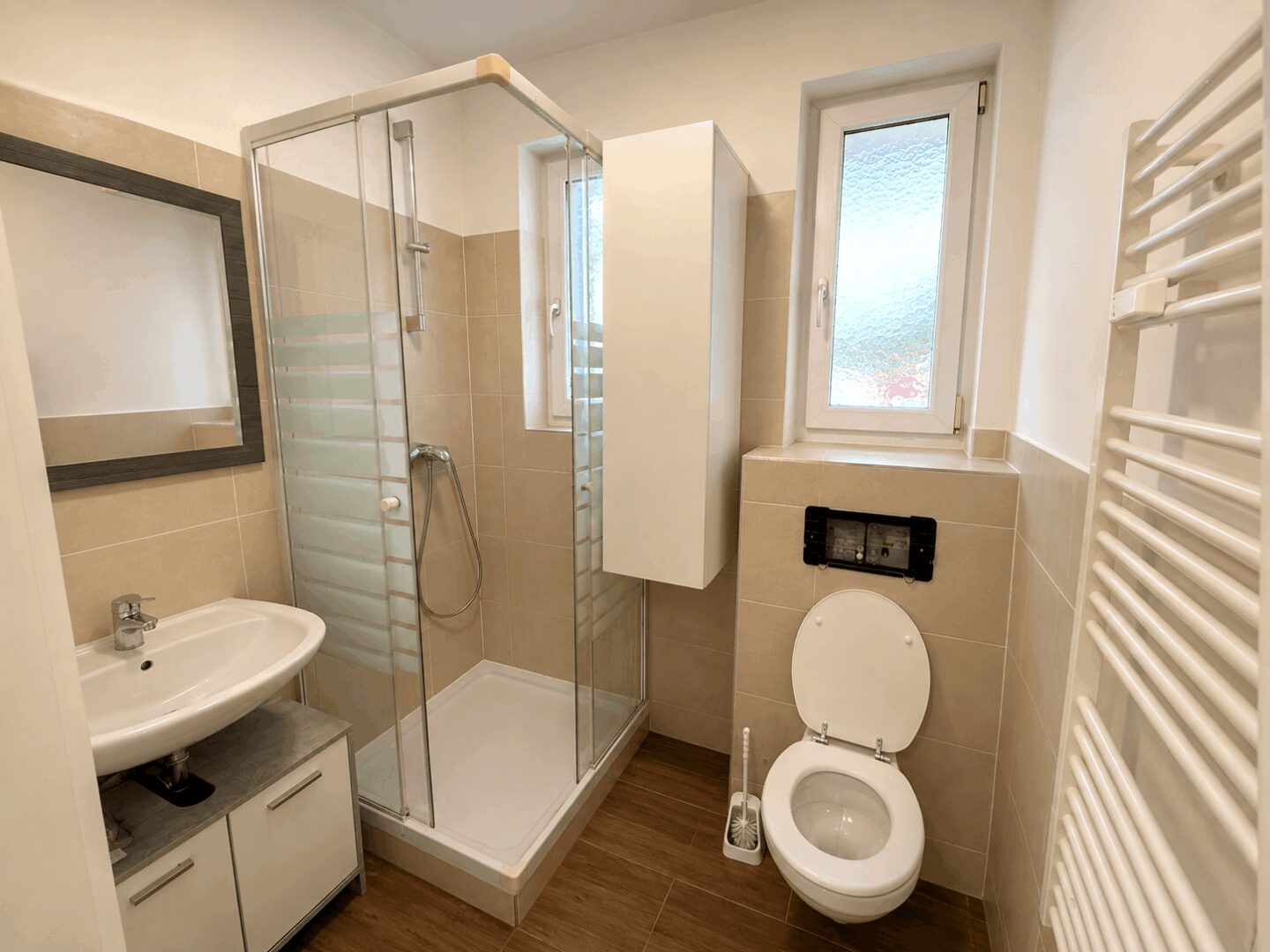 Badezimmer künstlich bearbeitet