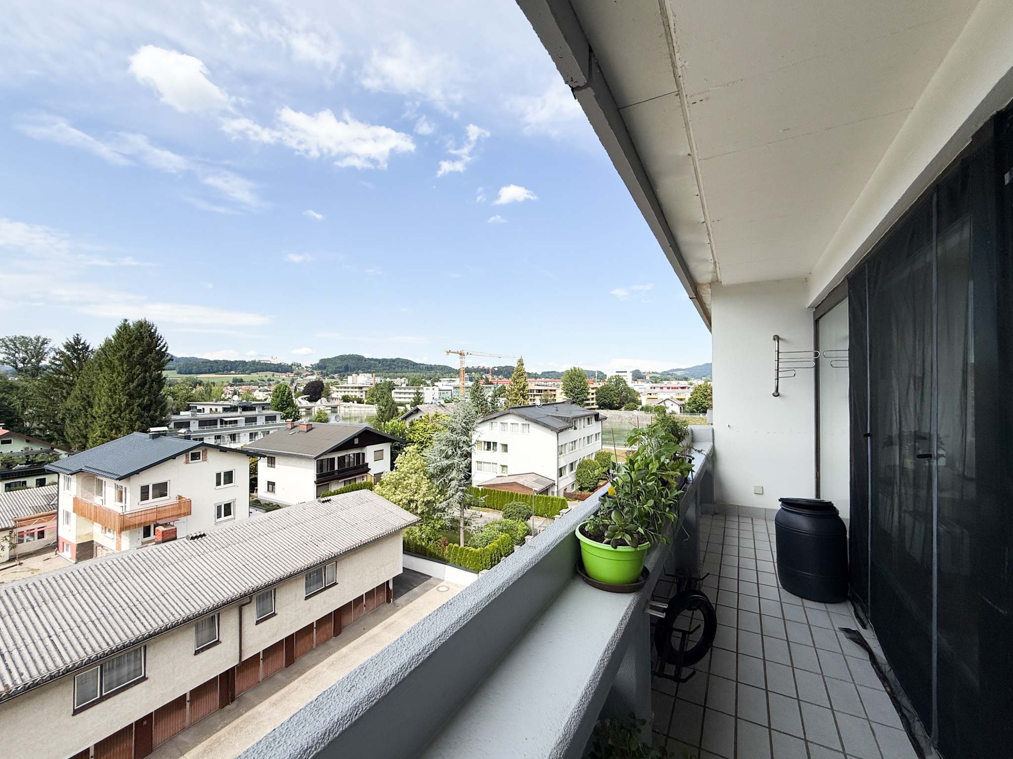 Ausblick Balkon Richtung Maria Plain