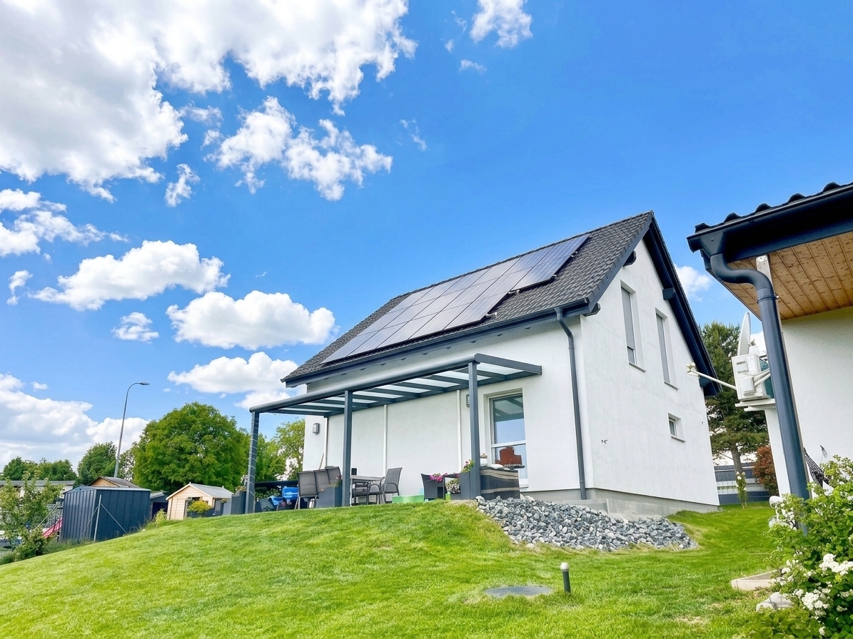 Haus Gartenseite
