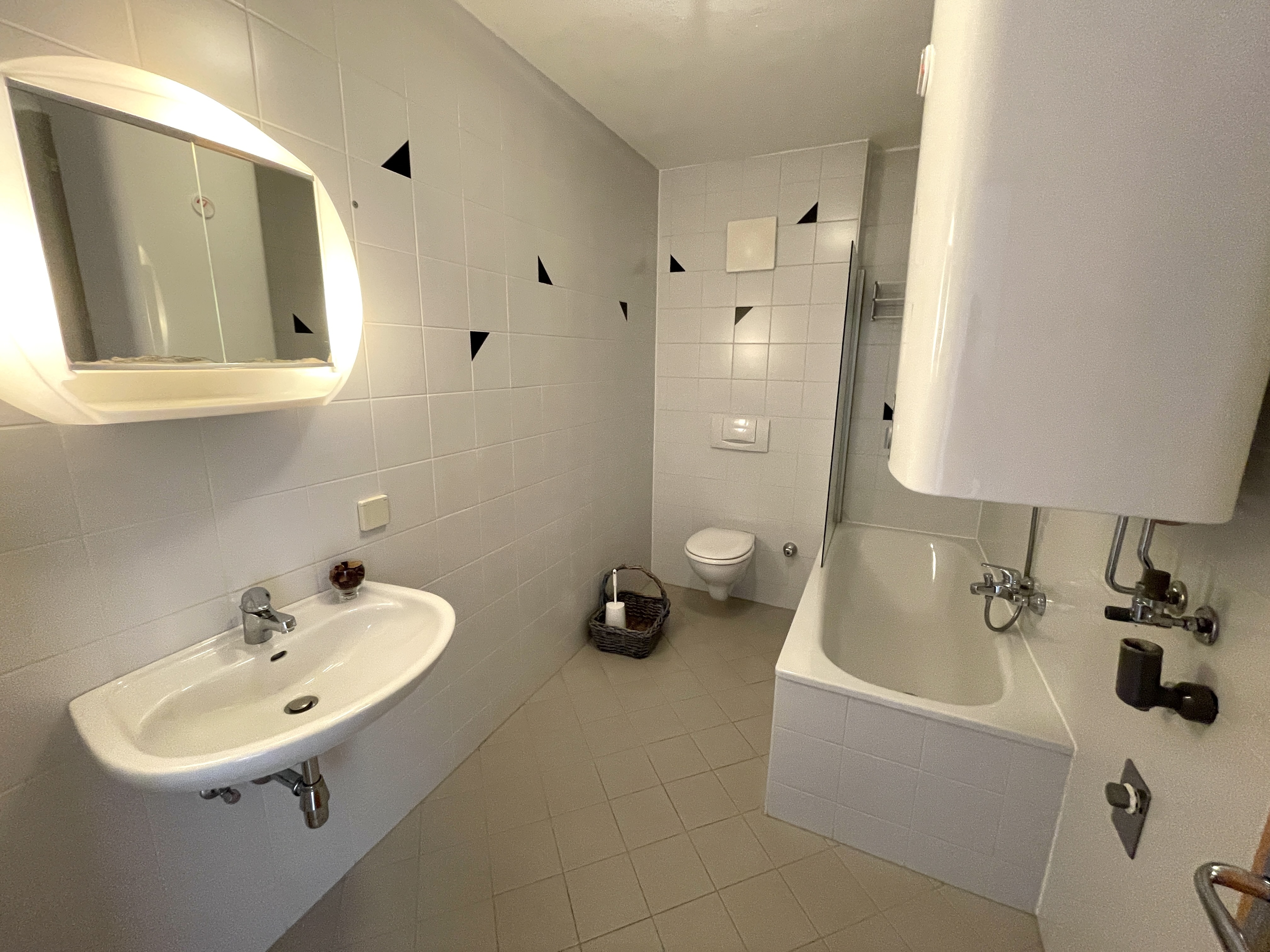Badezimmer mit WC