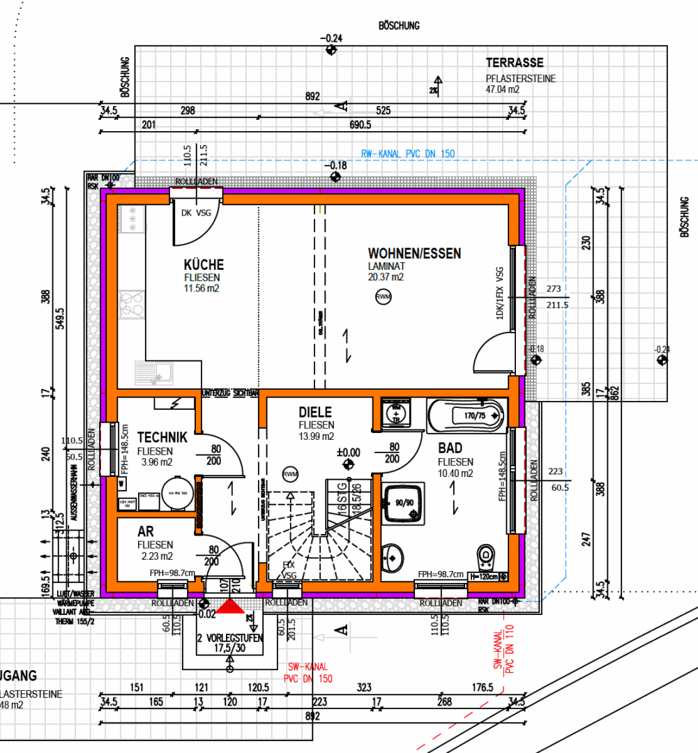 Planunterlagen EG